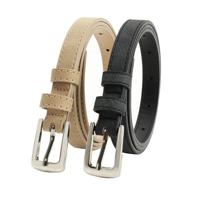 Summer Aurora Style New Fashion Simple Women's Thin Belt Decorative Jeans Dress High-end Belt Women