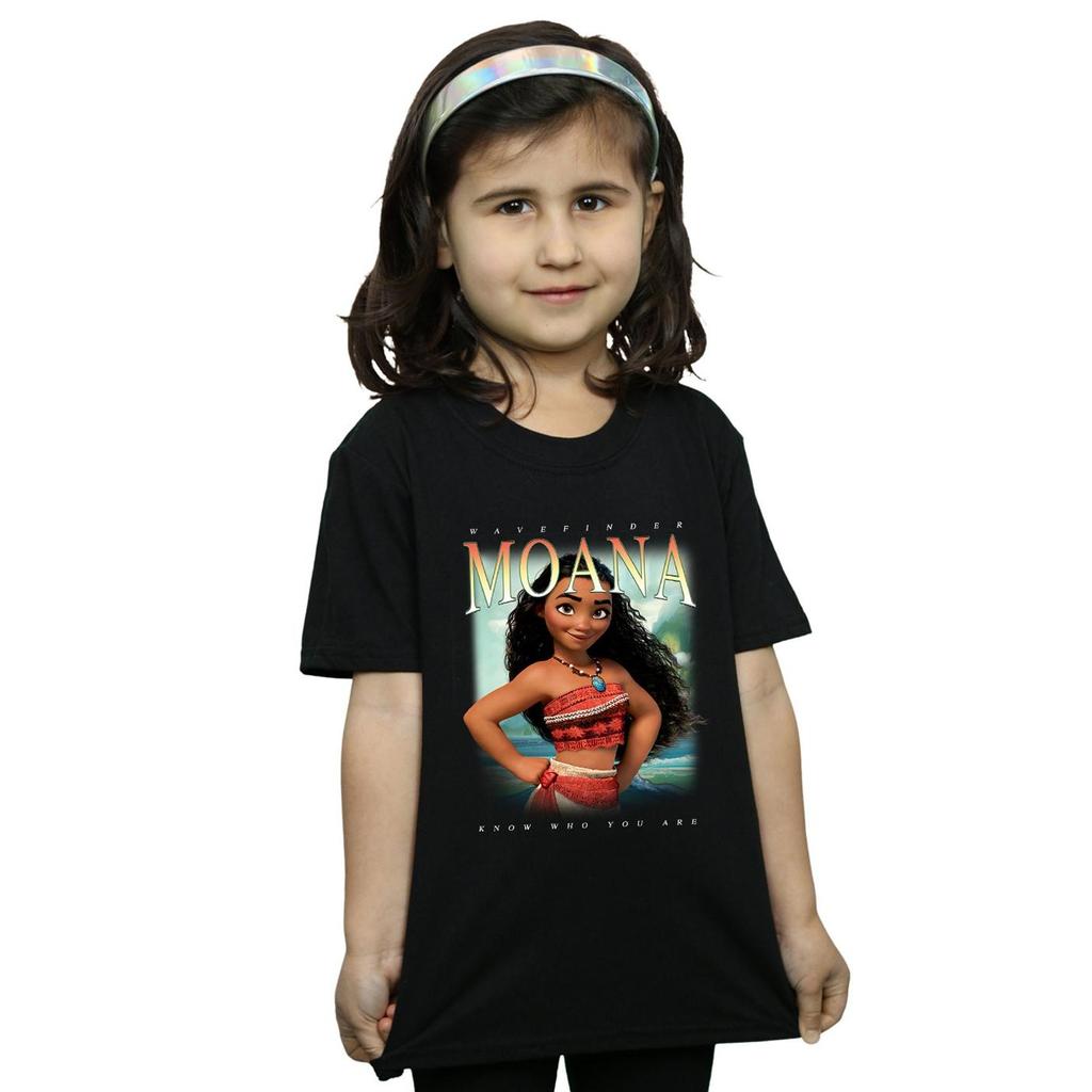 Moana Girls Montage Cotton T-Shirt