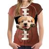 Tricouri de vară pentru femei, imprimeu vintage cu grafică de câine 3D, tricouri de sex feminin, topuri 2022 Harajuku, guler O, tricou casual supradimensionat, haine