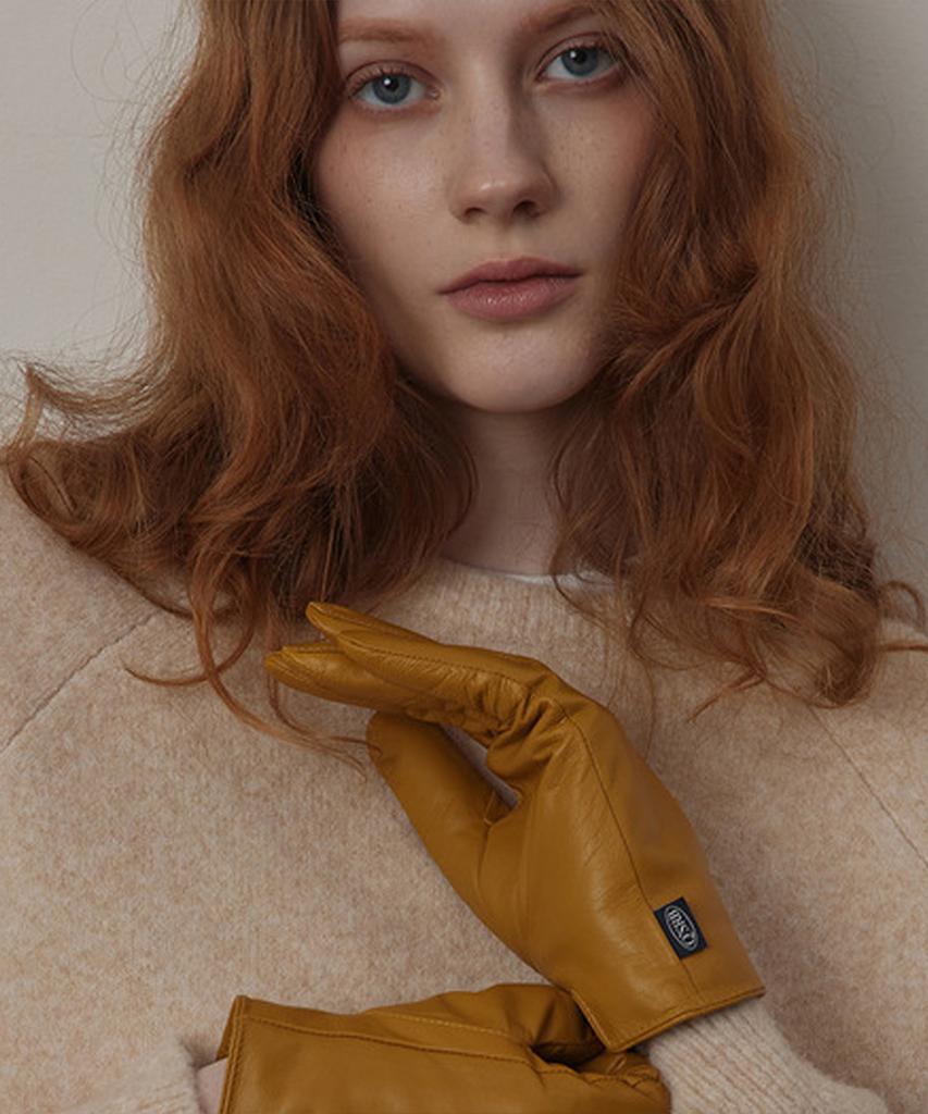 Q'SRB Qsrb Real Lambskin Leather Gloves