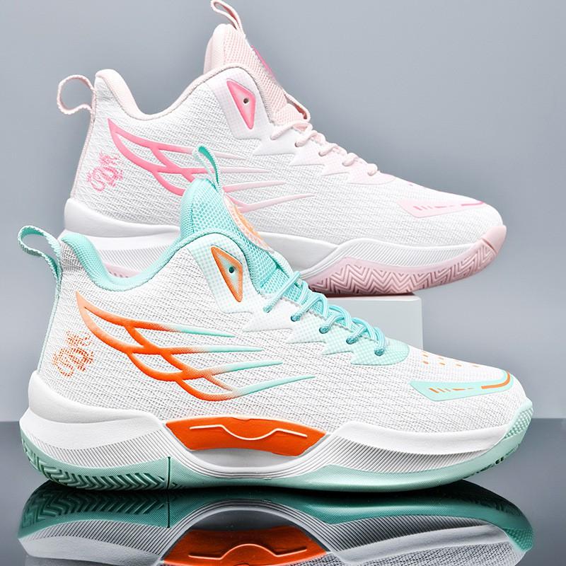 Youth High-Top Basketball Shoes Court Play - TPU Upper MD Sole Lightweight Cushioning Unisex Size 35-45