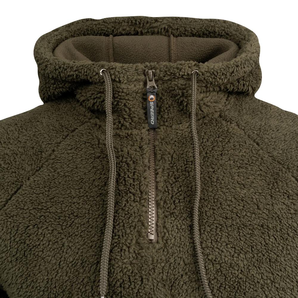 Speero Mens Sherpa Fleece Hoodie