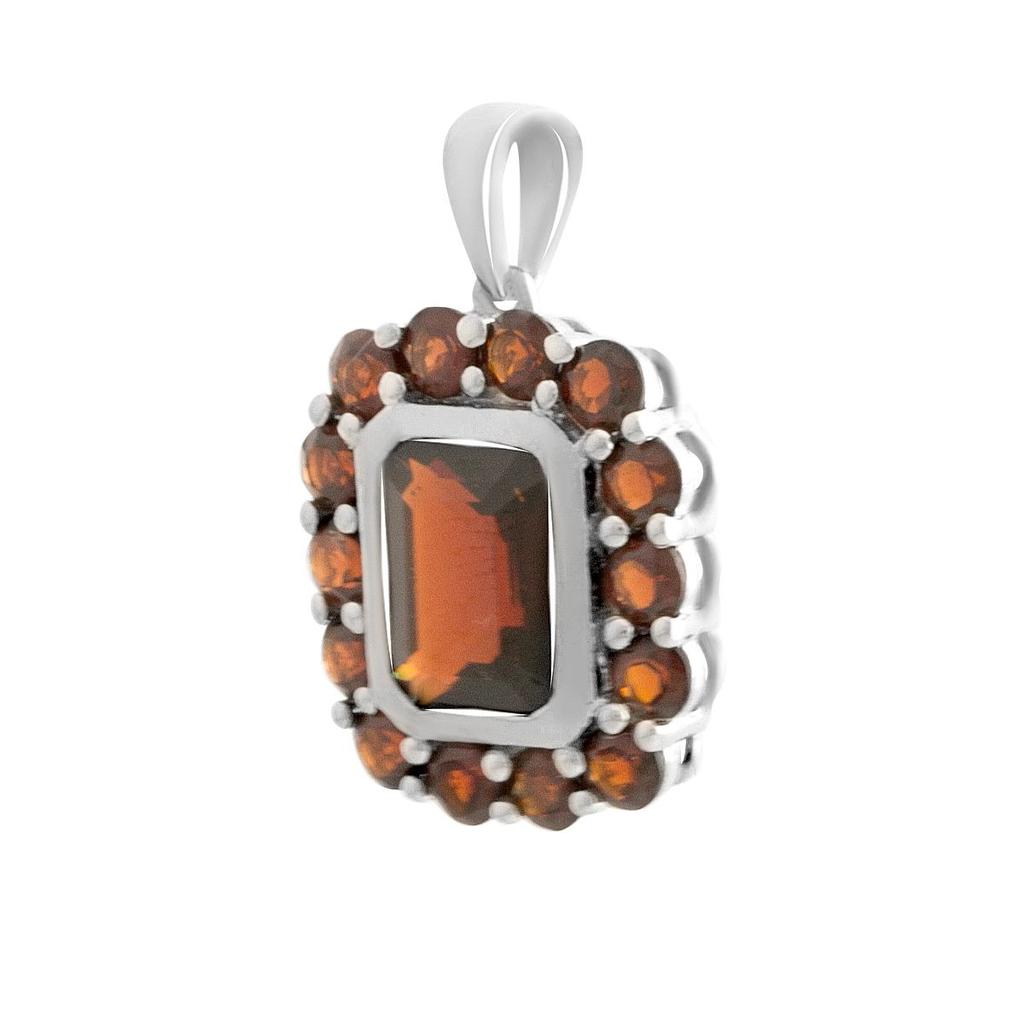 Silver Pendant with Garnet 4.575ct (2181392)