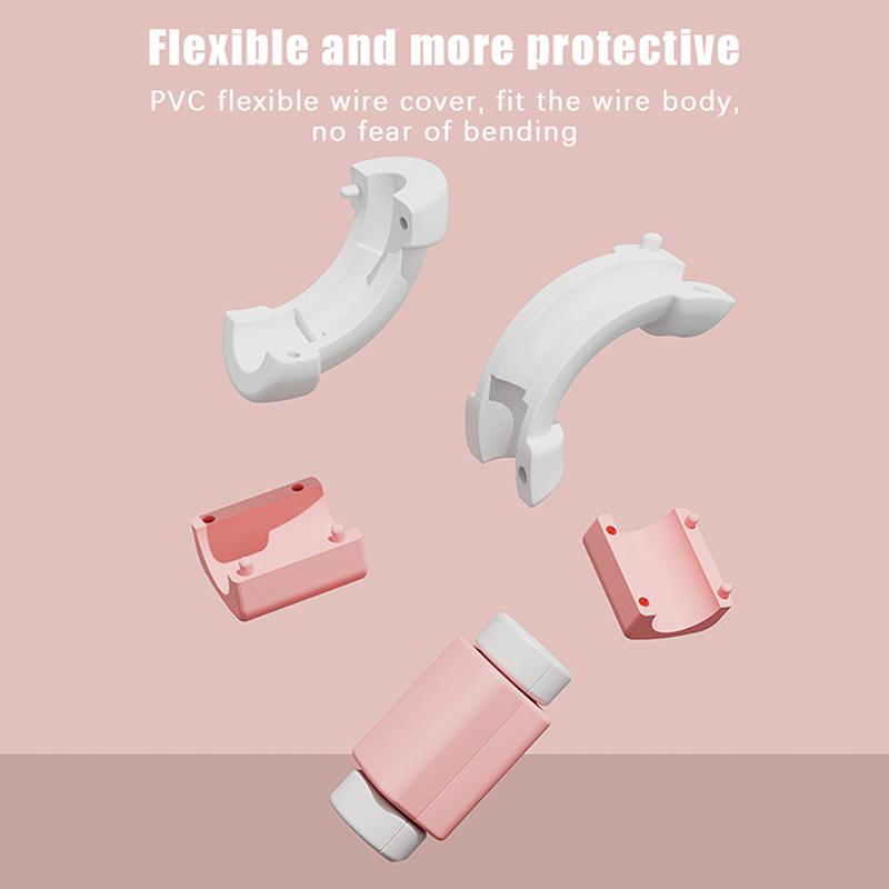 10Pcs Data Cable Charger Cable Protector For Mobile Phone Cord Protective Cover Mini Data Charge Cable Saver Wire Chompers