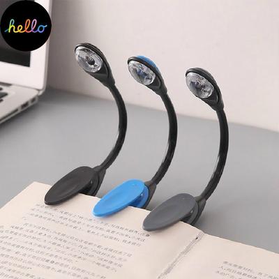 LED-boeklamp Mini Clip On Buigbare Reis Slaapkamerklem Slaapzaal Leeslamp Cadeau