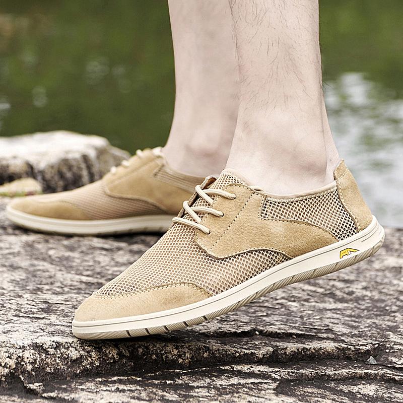 Acquista Scarpe casual da uomo in mesh traspirante Scarpe da uomo