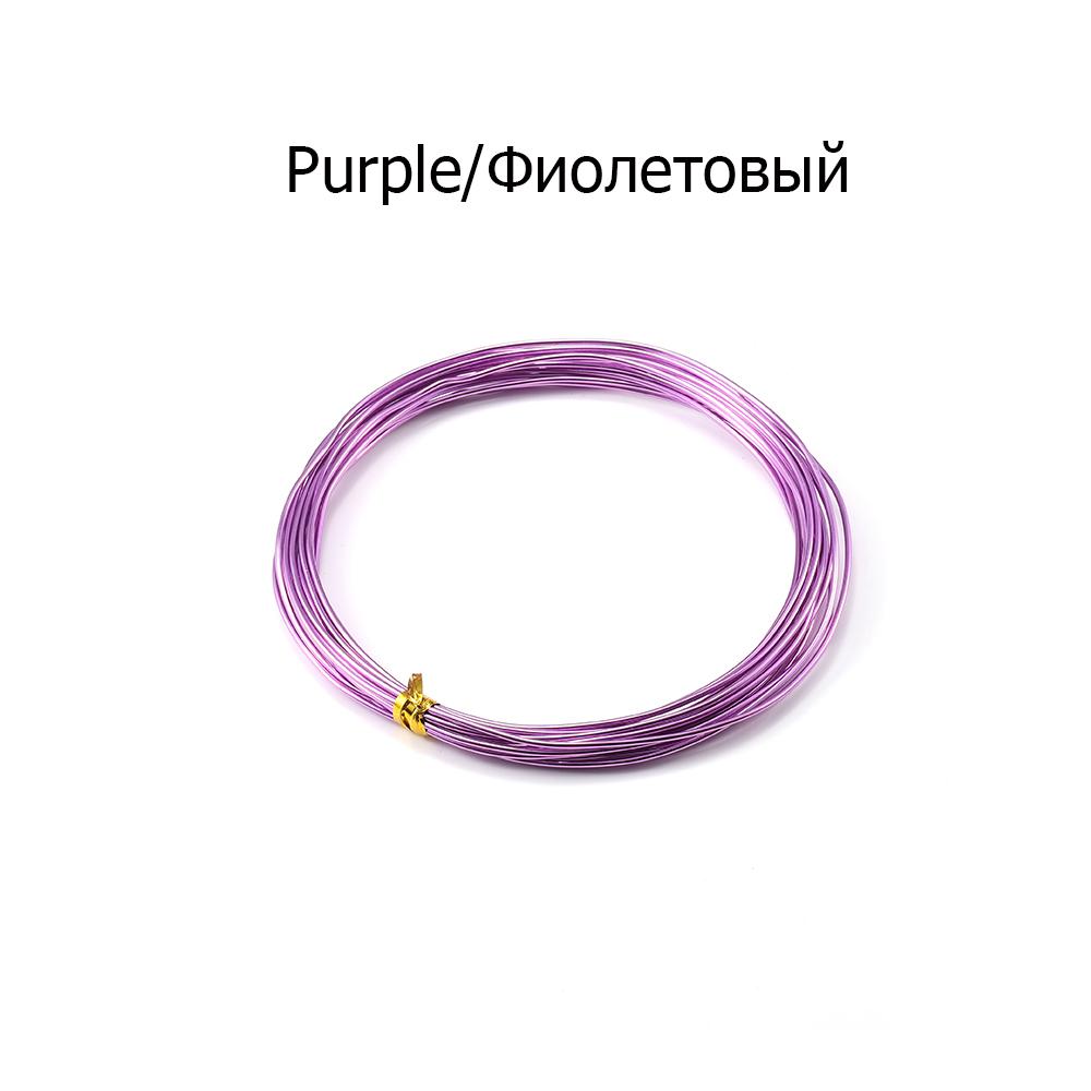 2-10M/Roll Soft Anadized Metal Aluminum Wire Versatile Painted Handmade Craft Floristry Wires For DIY Earrings Jewelry Makings