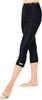 Ginástica JO SG1347L Calças de Lycra, Comprimento 7/8, Preto,