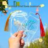 80 Pcs DIY Dried Flower Bookmark Kit: Transparent Specimen Bottle 'Spring In a Bottle'