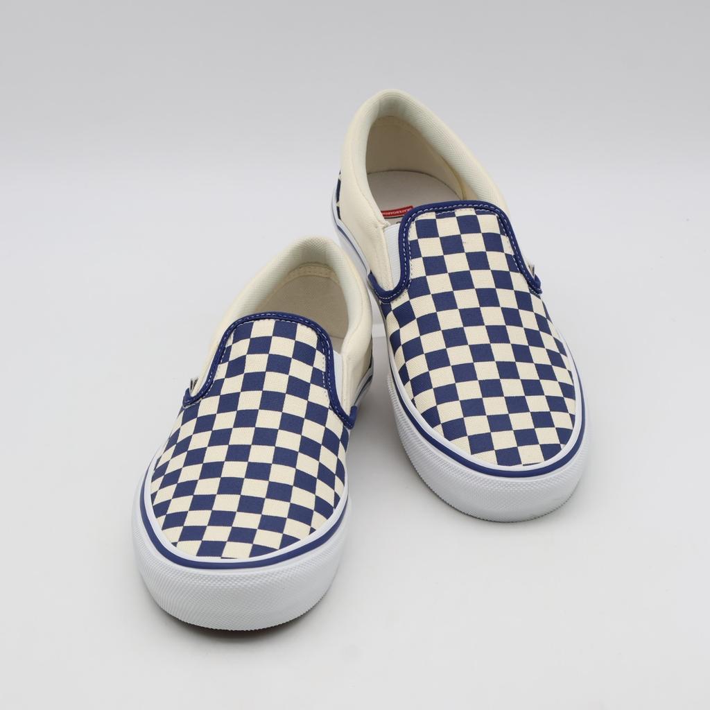 VN000EG59Y0 Vans Skate Slip-On Blue Checkerboard (Men's)