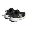 Adidas Fortarun 2.0 Cloudfoam Slip Resistant Durable Lightweight Shock Absorbing Low Top Running Shoes Kids Sneakers Black Gold HP5442