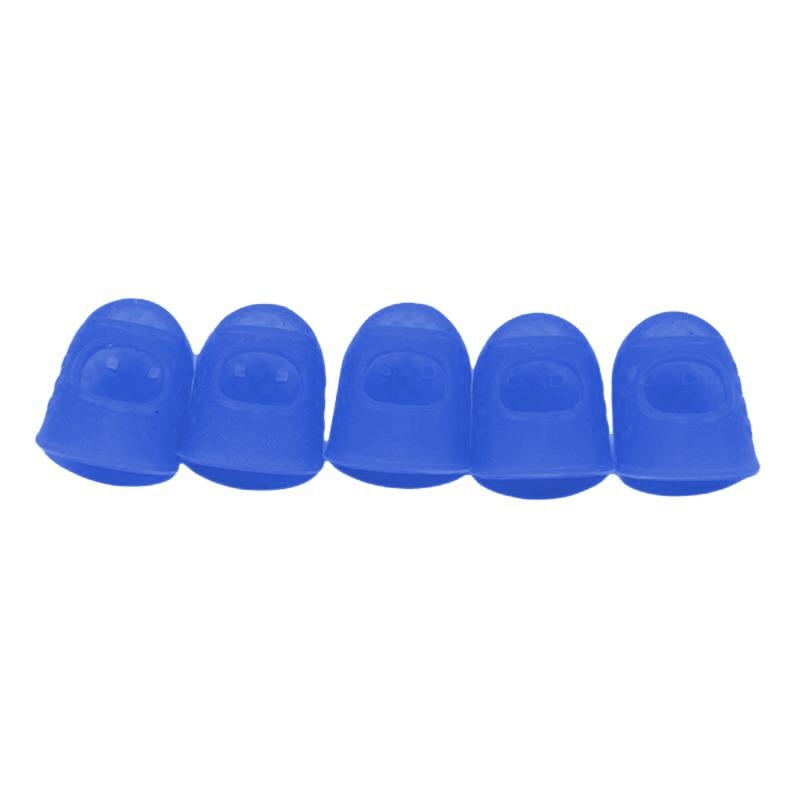 5/10pcs Sewing Thimble Breathable Protective Silicone Finger Thimble Finger Cover Caps Quilting Sewing Needlework Craft NEW