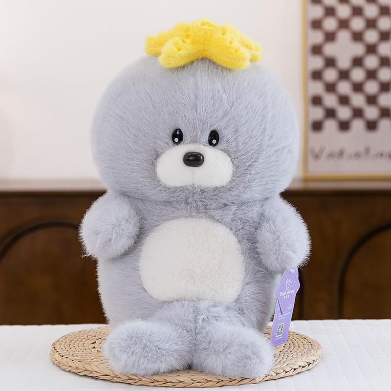 Sea Starfish Cute Lion Plush Toy Children Aquarium Souvenir Back Doll Penguin