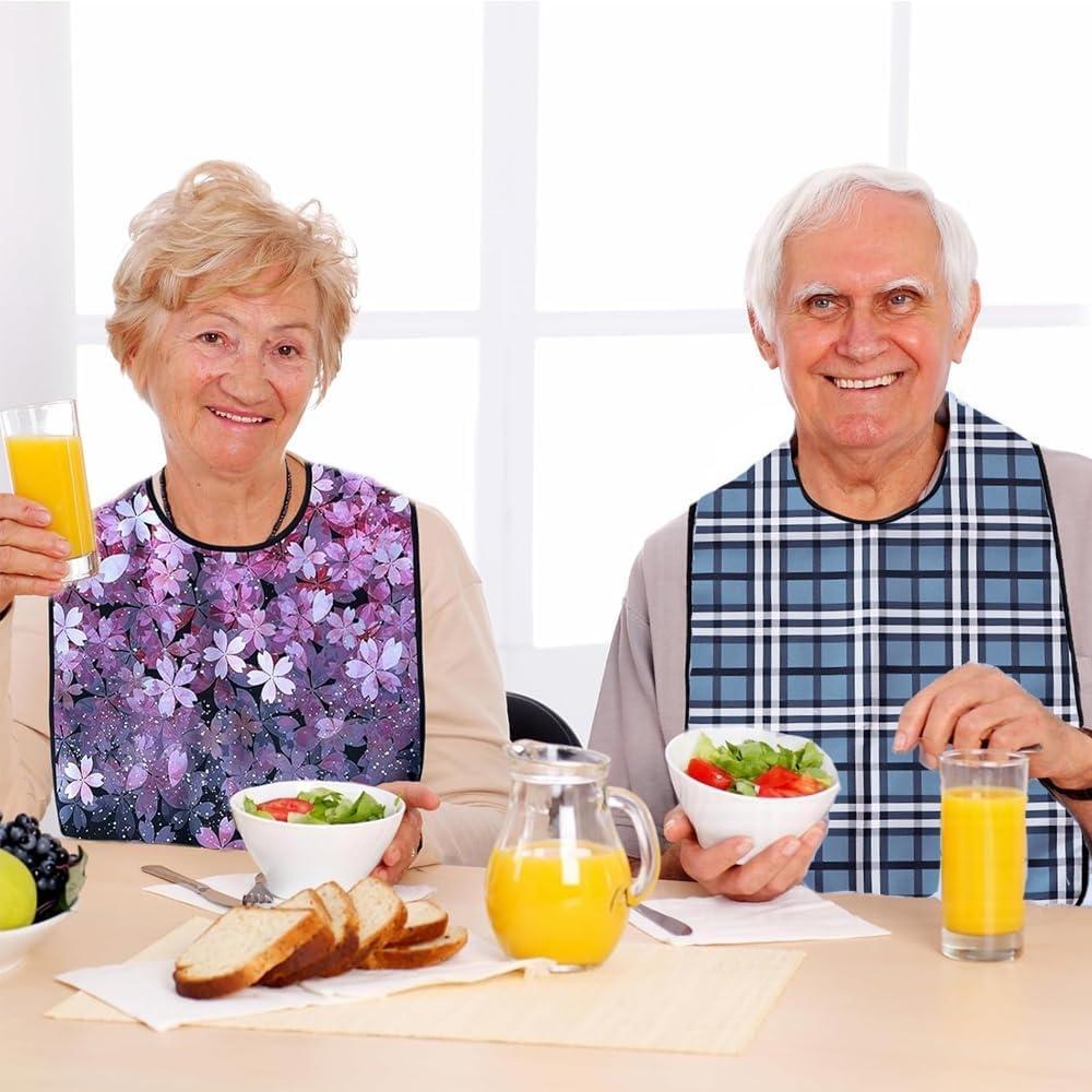 Hiliboo Care Apron Waterproof Stain Resistant Durable 3d Pocket Adult Dark Blue