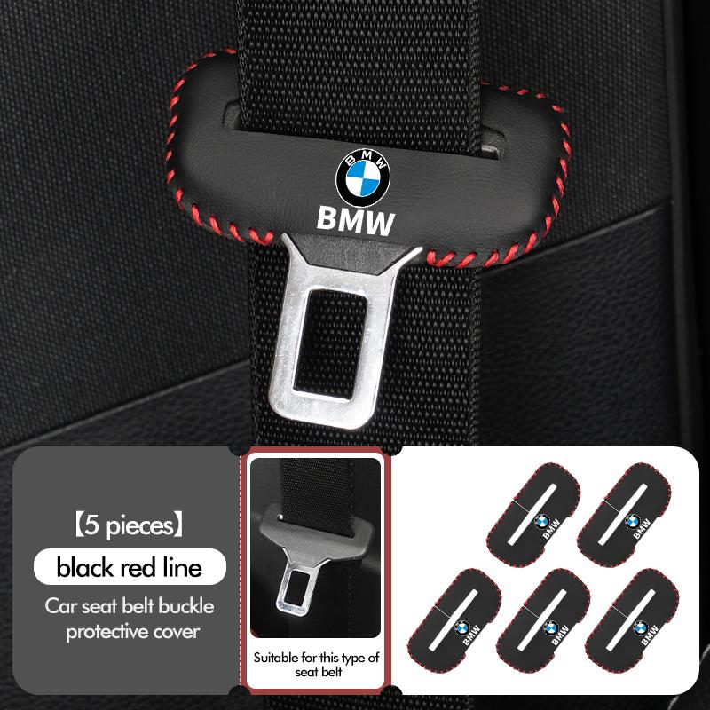 1/2/5pcs Auto Leather Belt Buckle Protector Durable Guard Cover For BMW E93 F10 F20 F30 F40 F15 F25 F26 F31 F49 F86 M3 M5 X3 E90