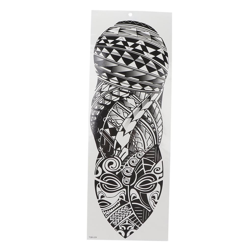 10pcs Full Sleeve Temporary Tattoos Stickers Large Unisex Watrproof Arm Fake Tattoo