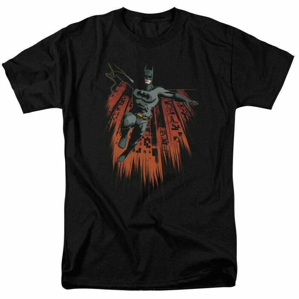 Batman Majestic T-shirt Licensed Comic Book Tee Black M