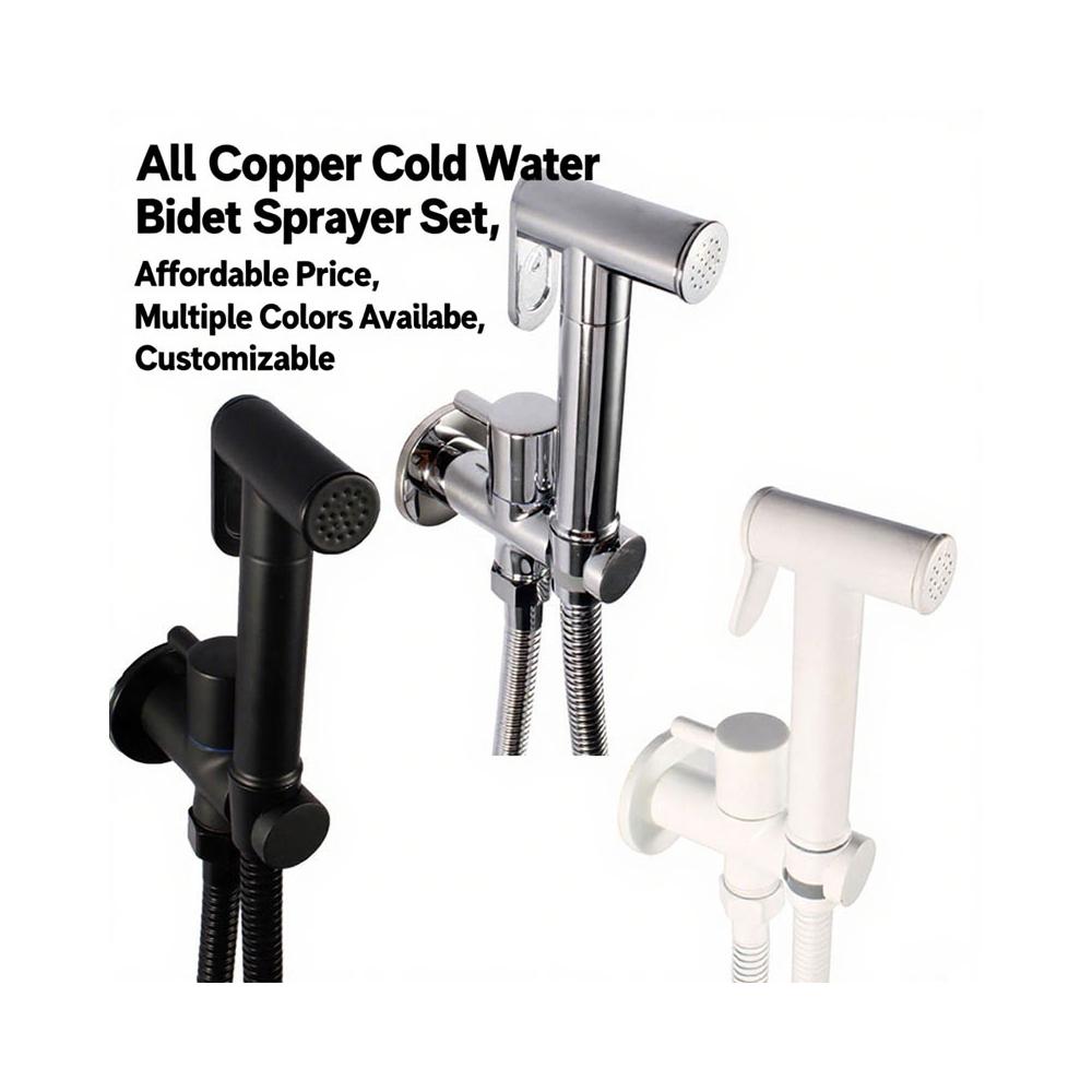 Handheld Bidet Shower Set Adjustable One Piece Toilet Bidet Hose Sprayer Bidet Sprayer Portable Bathroom Sprayer