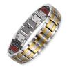 Fashion Jewelry Healing FIR Magnetic Bracelets Titanium Bio Energy Bracelet for Men Blood Pressure Accessory Wristband