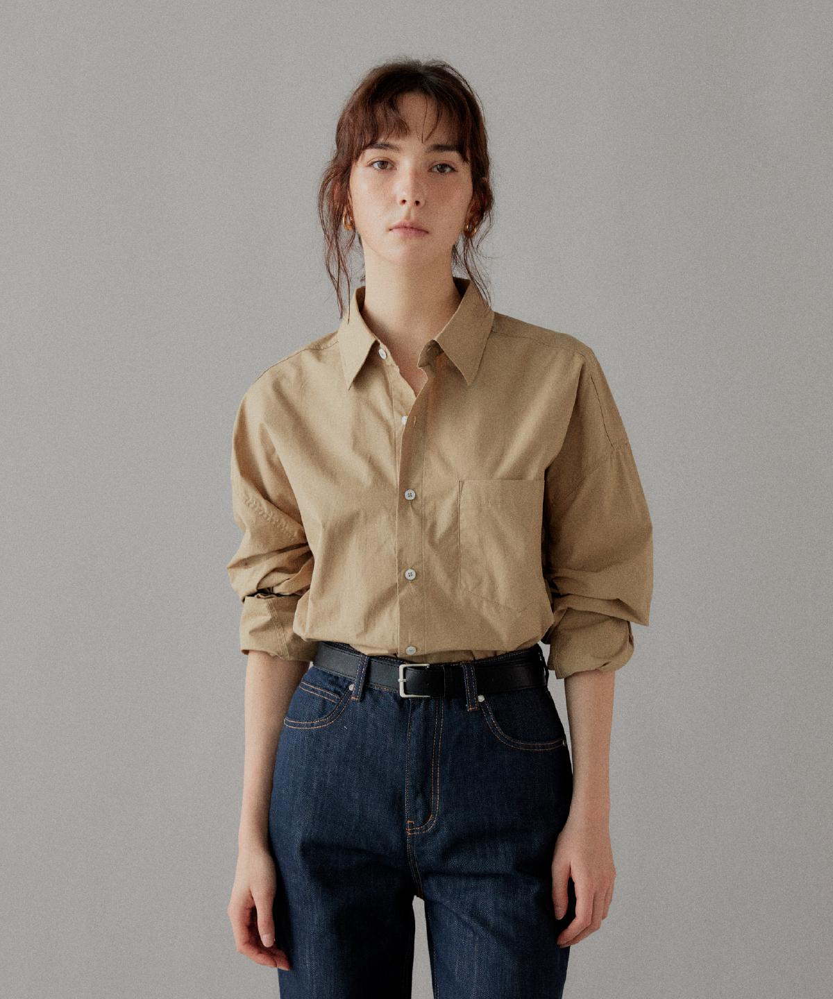 Sahaki Paper Shirt (Khaki Beige)