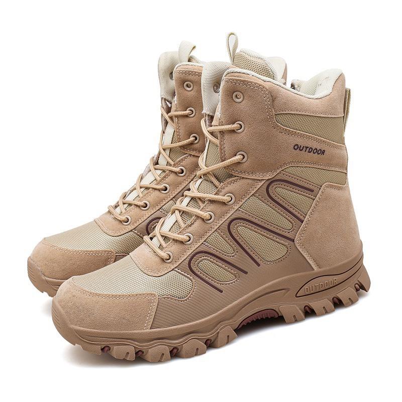 

Super Large Size 47 Outdoor Military Boots Men s Combat Boots Tactical Boots High Top Men s Desert Boots 2025 47 бежевий