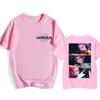 Loose Crew Neck Short Sleeve T-Shirt K Pop Demon Hunters Hunter Group Print Base Layer Top