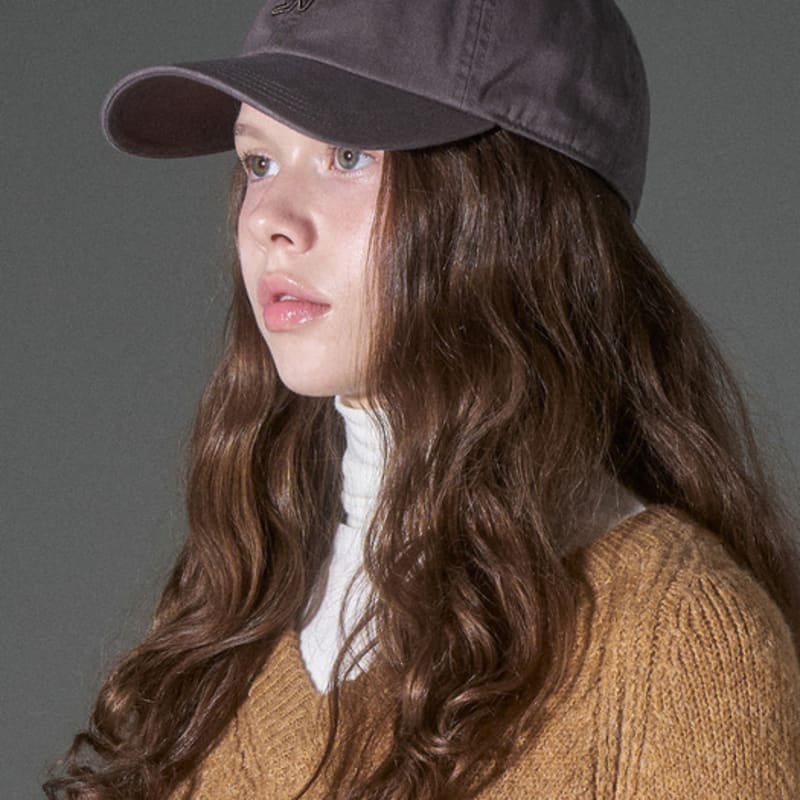 WHITE SANDS Signature Line Embroidery Washed Cotton Ball Cap Trie (4 Colors)