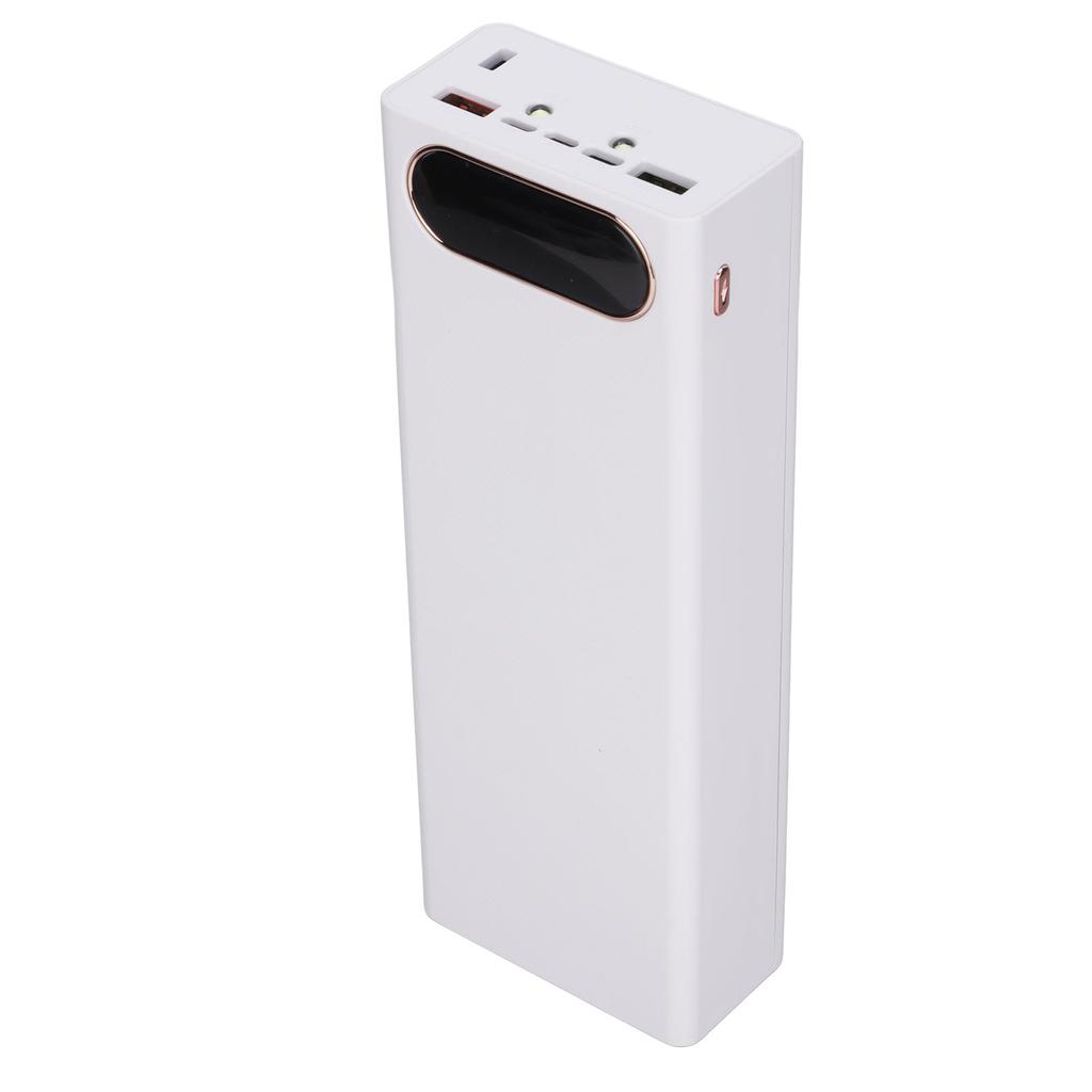 22.5W Fast Charge Power Bank Case Kit Detachable LCD 20x18650 Battery Case Power Bank Shell
