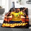 1pc Neymar1 Blanket, Gift, for Men and Women, Soft Blanket, Good for Sofa Bed Couch Travel, Lightweight Flannel Blanket