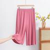 Plus size XL to 8XL Women's Modal pant calf-length summer Capri Pants wide leg pants short pants casual homewear