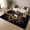 Custom Rug Derby County Pattern Print Name Text Soft Non‑Slip Floor Carpet for Home Indoor Decoration