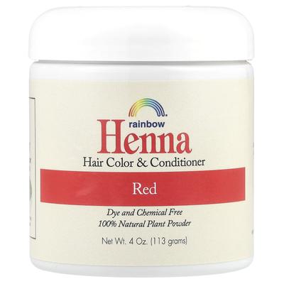 Rainbow Research, Henna, Hair Color and Conditioner, Red, 4 Oz (113 G)