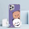 Bubu Dudu Cartoon Cute Soft Cover for iPhone 16 17 Air 15 14 Pro Max 16E Phone Case 13 Mini 12 11 7 SE 8 Print Pattern Fit Cases