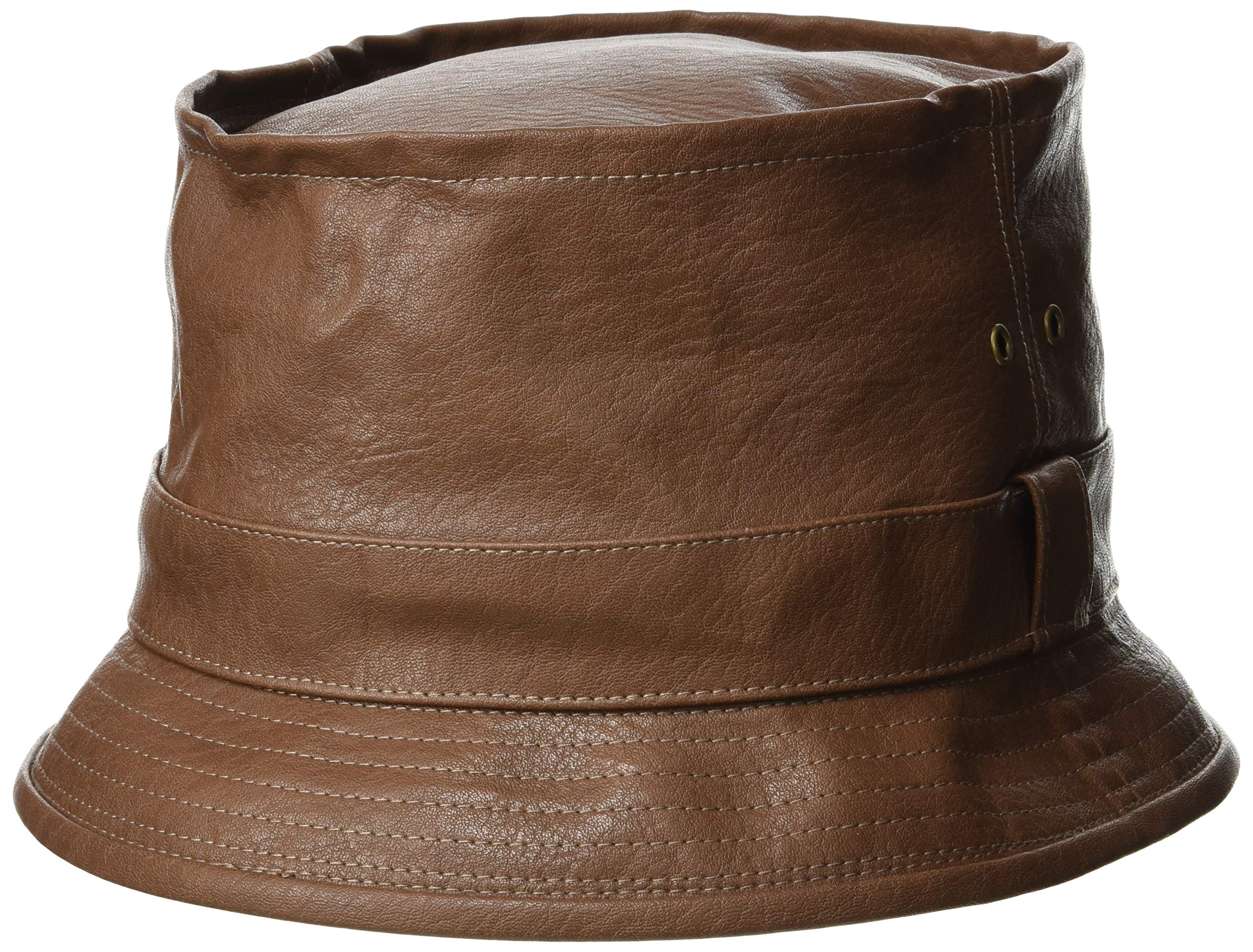 

из искусственной кожи шляпа-пирожок FL PORK PIE HAT темно-коричневый Япония БЕСПЛАТНЫЙ [Sense Grace] (БЕСПЛАТНЫЙ размер)