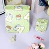 Cartoon Puppy Folding Makeup Mirror Portable Travel Home Bedroom Desk Vanity Mirror High Clarity Men Women Pocket Cosmetic Mirror