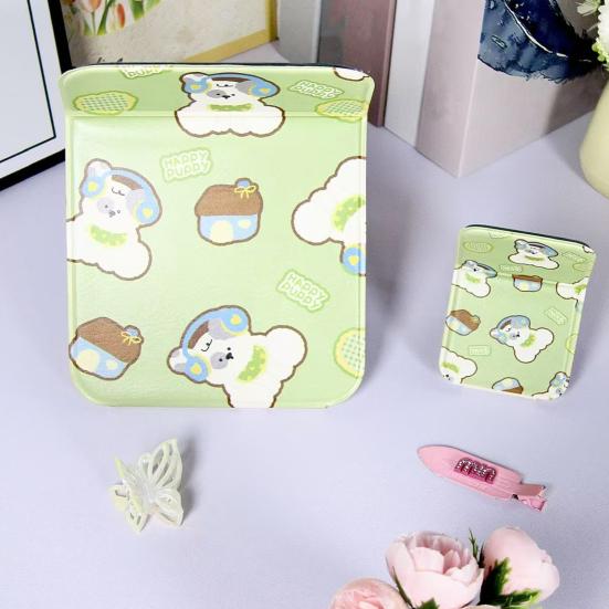 

Мультяшный щенок складное зеркало для макияжа портативное дорожное домашнее настольное туалетное зеркало высокой четкости мужское женское карманное косметическое зеркало S