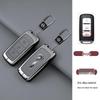 Compatible Dongfeng Fengguang 580 E380 Remote Key Cover: Metal Protective Shell with Leather Wrap for 2016/2017 Models