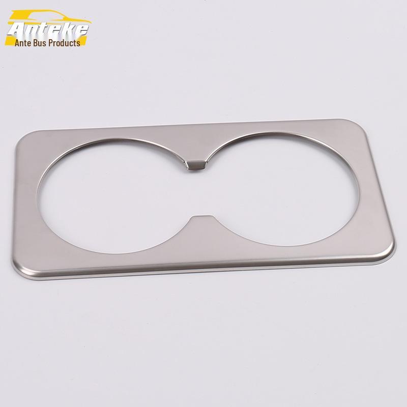 Compatible with 18 Models: Ruicheng CC Rear Cup Holder Bright Ring & Third Row Armrest Water Cup Decoration Frame.
