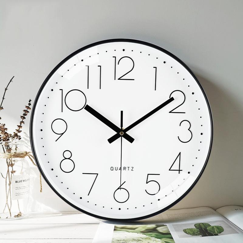 Silent Premium-Quality Quartz Superior-Grade Wall High-Standard Clock Superior-Grade Round Three-Dimensional First-Class Digital Latest-Design