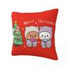 Dudu Bubu Pillow Case Merry Christmas Retro Trendy Pillow Cover Square Graphic Cushion Cover Pillowcases For Home Decoration