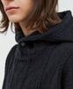 Fisherman Snap Hoodie_Black