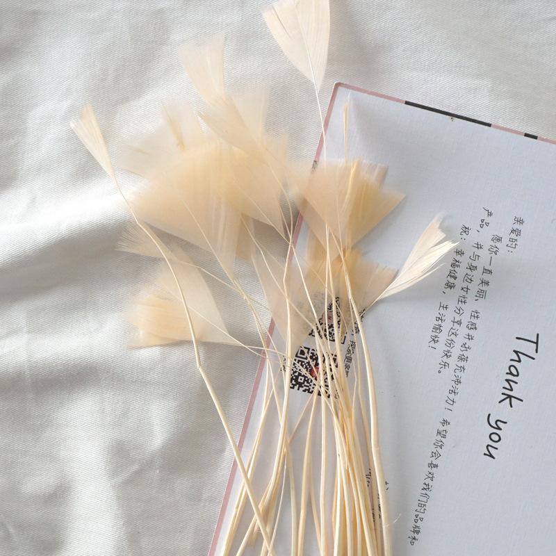 50Pcs18 Color Feather Decoration Diy Handmade Materials Small Butterfly Color Feather Decoration Headgear Clothing Accessories