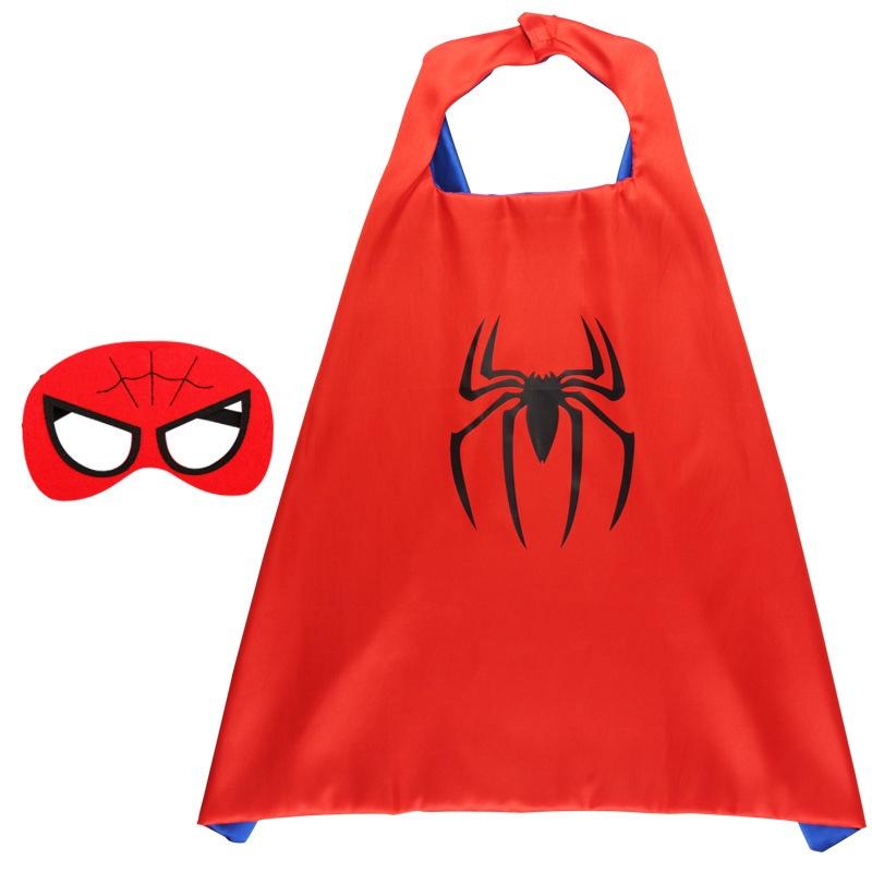 Superhero Cloak Adult Children Cape With Mask For Ultimate Halloween Costume Experience