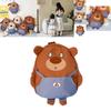 Adorable Cartoon Dog Backpack For Kids With Breathable Nylon Design Perfect For School