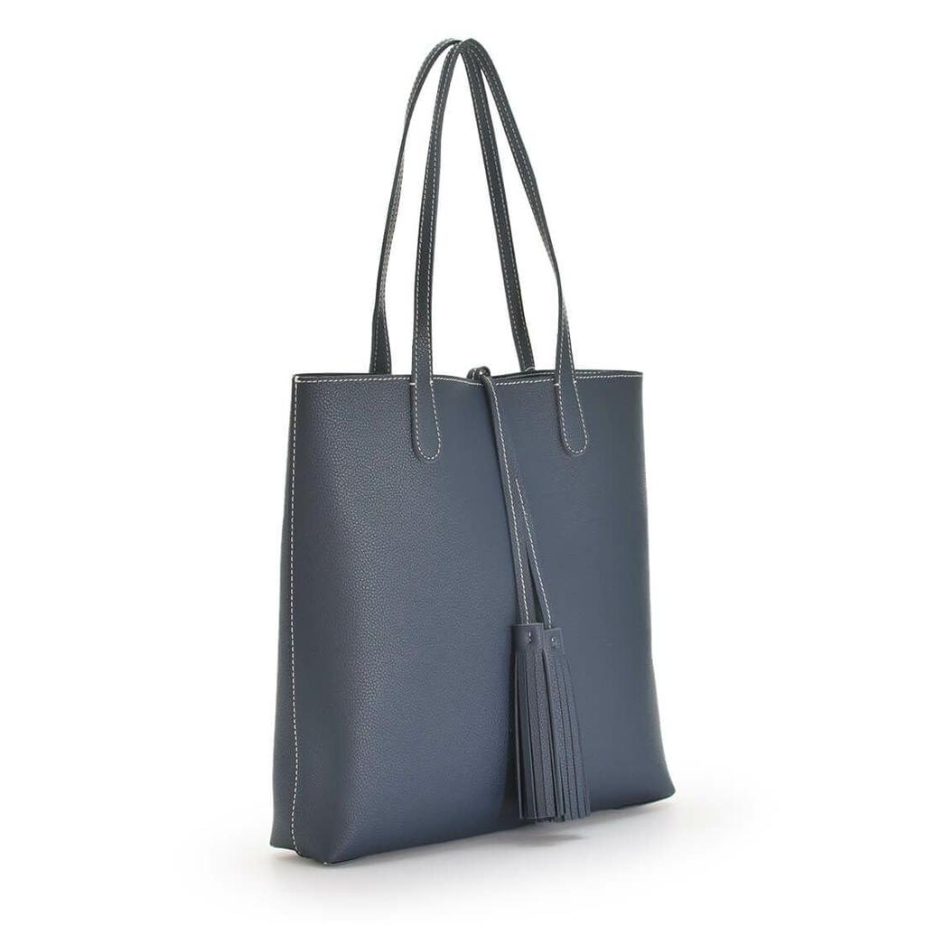 Tassel Tote Bag One Size [Barcos Blue] (Small Size) Women's Blue-Green