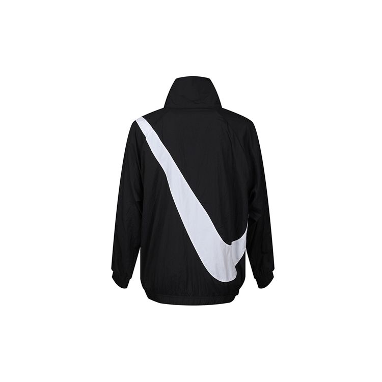 Nike Sportswear Swoosh Woven Long-Sleeve Jacket For Spring Women Jackets Black DA0981-010