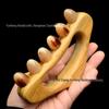 Green Sandalwood Meridian Massage Brush for Full Body Use