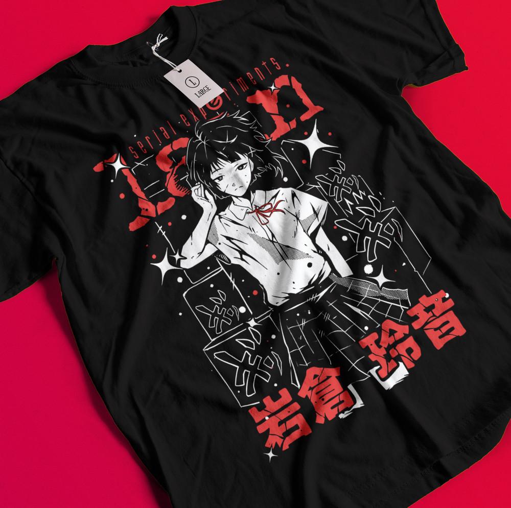 Serial Experiments Lain Shirt Iwakura Tshirt Masami Eiri T-Shirt Alice Mizuki AA301
