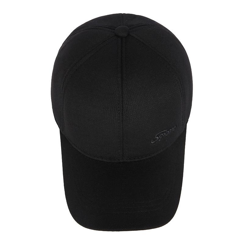 Baseball Cap Autumn Winter Men's Warm Caps Outdoor Cold-Proof Cotton Cap