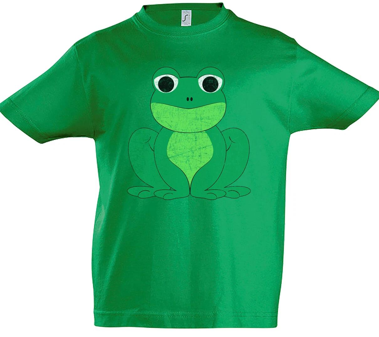 Frog I Boys kids boys T-Shirt Toon Cartoon Comic Look Green Frogs Frogs 130